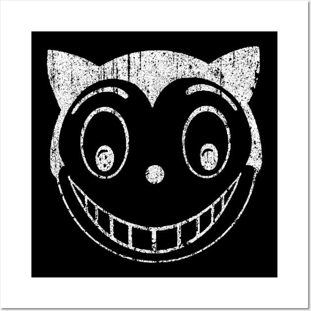 Smiling Cat (Variant) Wall Art by huckblade